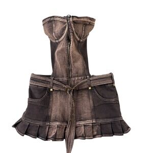 knee length dresses for ladies Lady Love Linen Mini Dress main image 0